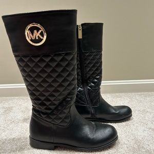 Girls Black Michael Kors Boots